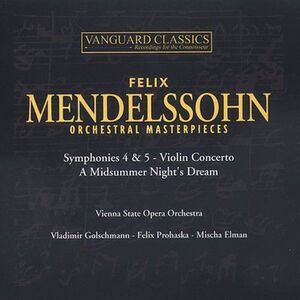 F. Mendelssohn - Orchestral Masterpieces  CD